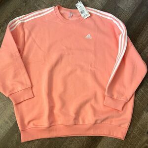 Adidas Women's Crewneck Long Sleeve Sweatshirt- Size L-XL